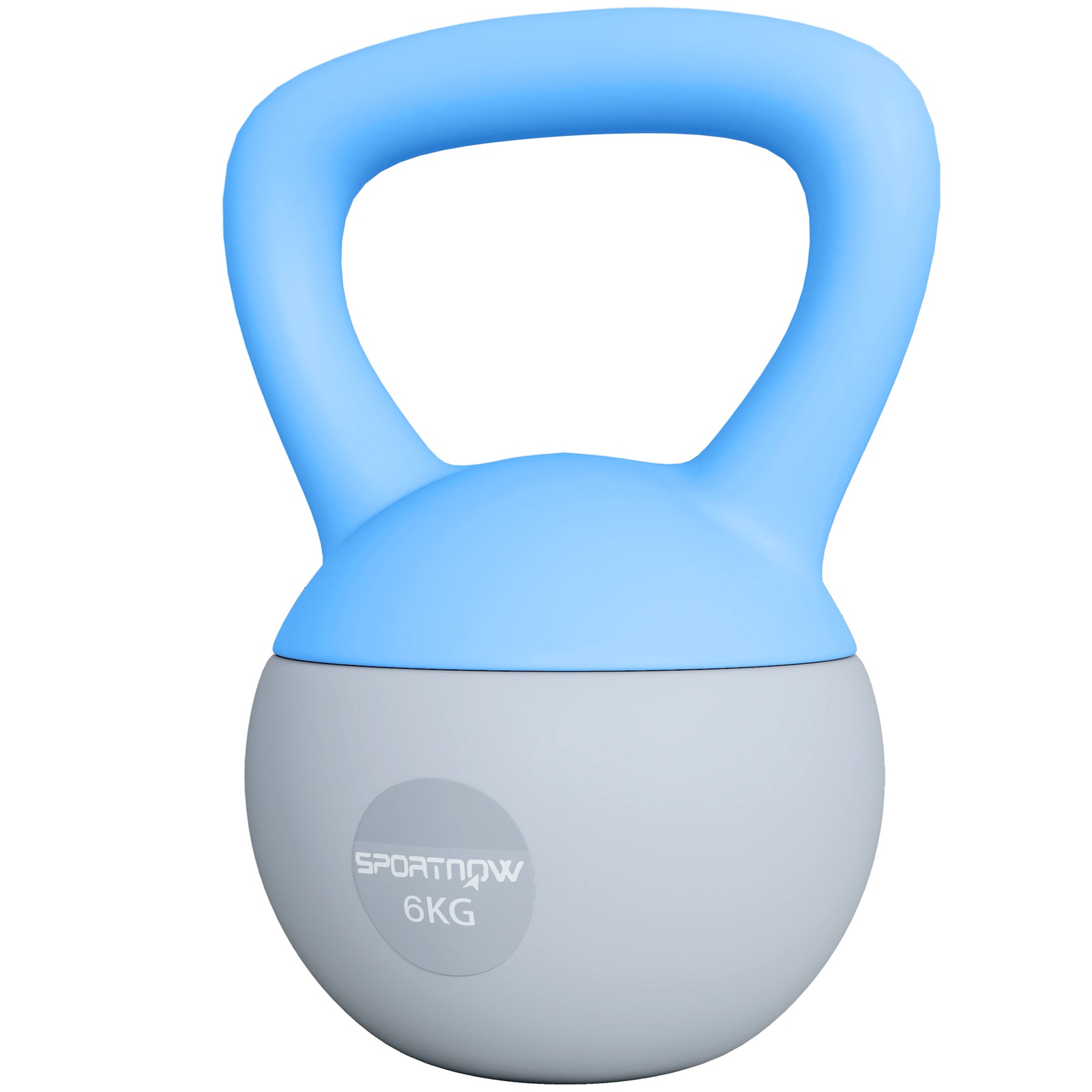 Kettlebell W/ Soft Body, Non-slip Handle | 6kg | Light Blue