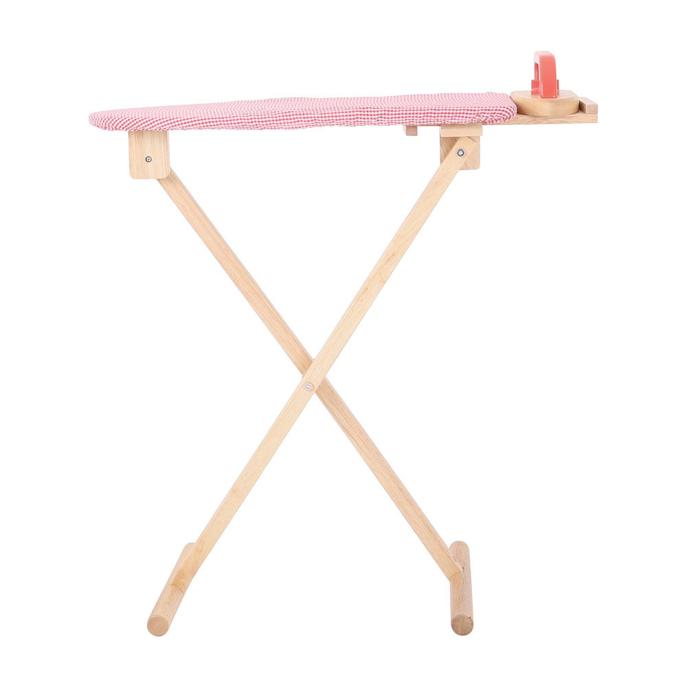 Wooden Pretend Play Ironing Board With Iron