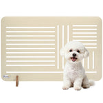 Freestanding Pet Gate For Small Dogs, 75 X 51 Cm, Natural
