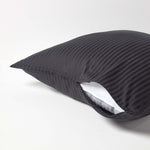 European Size Egyptian Cotton Pillowcase 330 Tc | 80cm x 80cm | Black