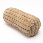 Ribbed Bolster Cushion, 40 X 15cm | 40cm x 15cm | Beige
