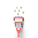 Wooden Toy Vacuum Cleaner - With 6 Magnetic Wooden Pieces