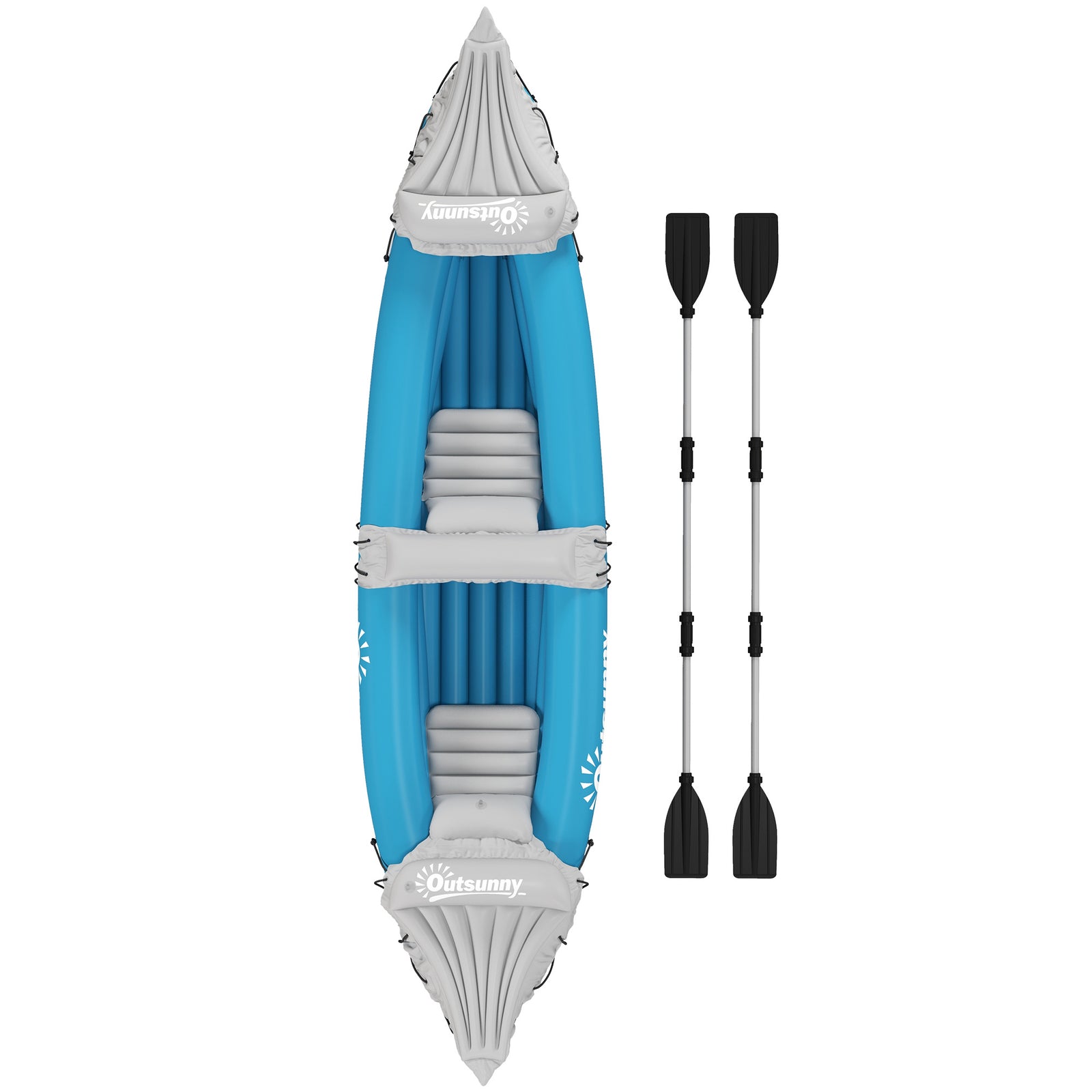 2-person Kayak, Air Pump, Oars, Blue | Blue