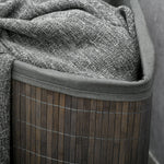 55l Bamboo Corner Laundry Hamper Bamboo Laundry Basket | One Size
