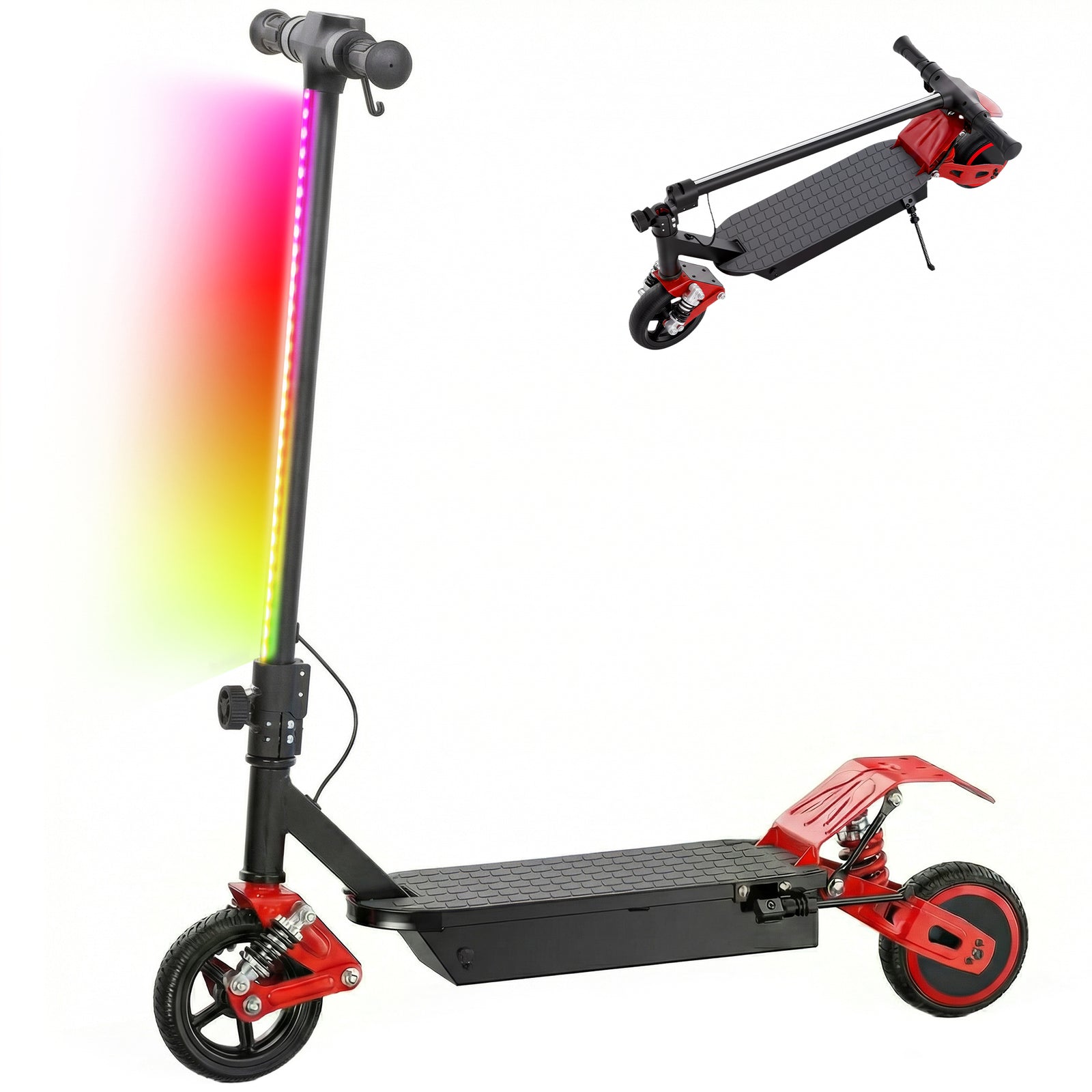 Electric Scooter For Kids With Lcd Display, Up To 15 Km/h | Red