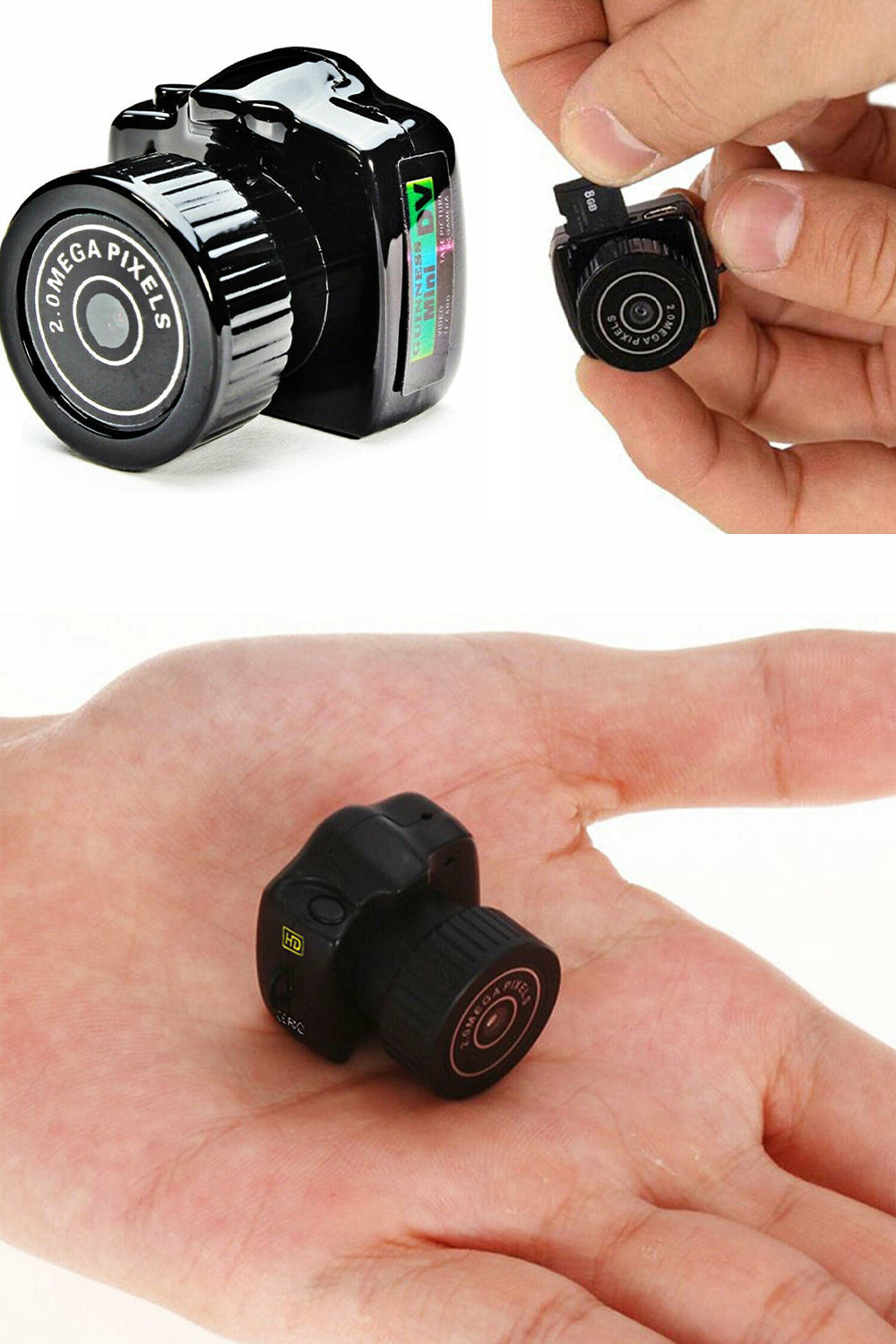 Mini Portable Digital Webcam Hd Camera Video Recorder Camcorder Y2000