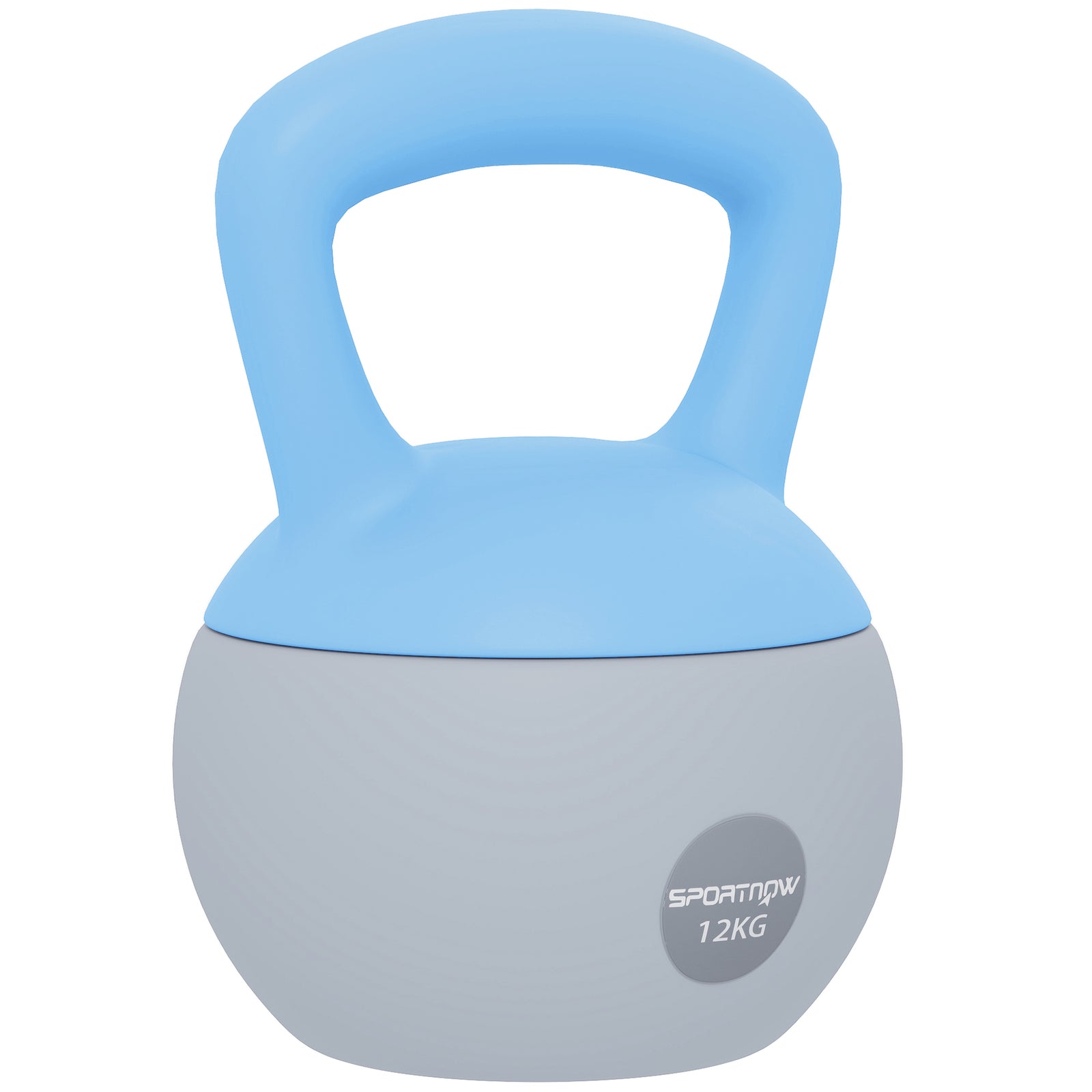 Kettlebell W/ Soft Body, Non-slip Handle | 12kg | Light Blue