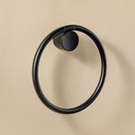 Towel Ring, 20cm Diam, Black, Award-winning Design, Geyser Collection