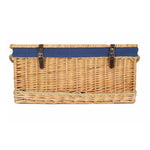 Wicker 72cm Rope Handled Trunk Picnic Basket | Blue