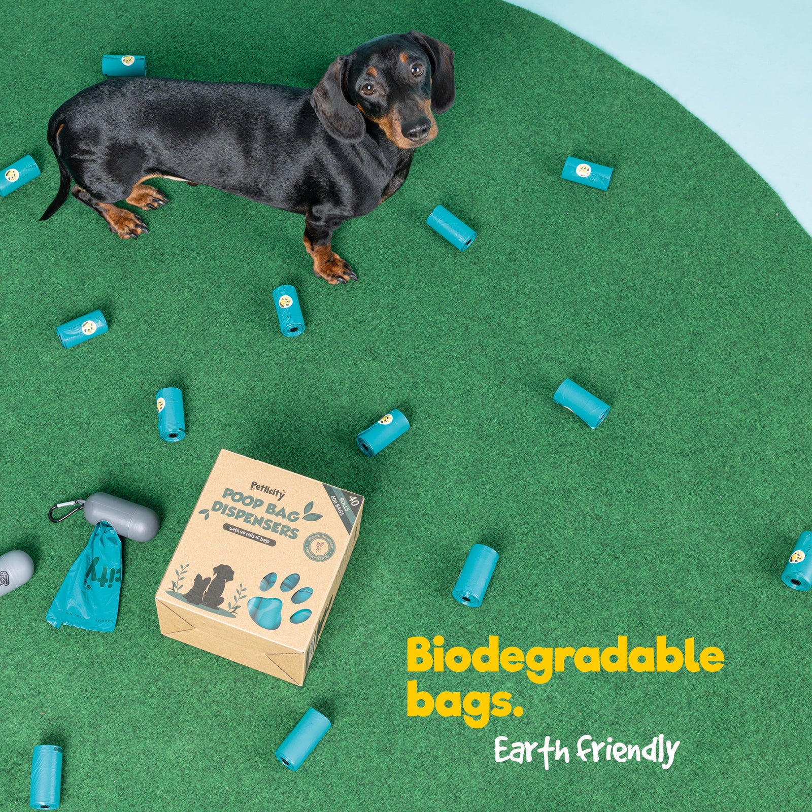 Dog Poop Bag Holder With 300 Bags