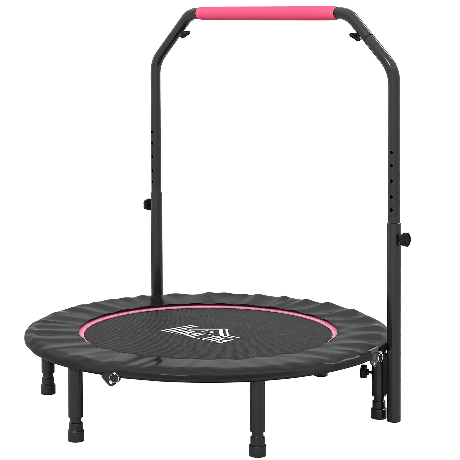 45 Foldable Mini Trampoline Fitness Trampoline Rebounder | Pink