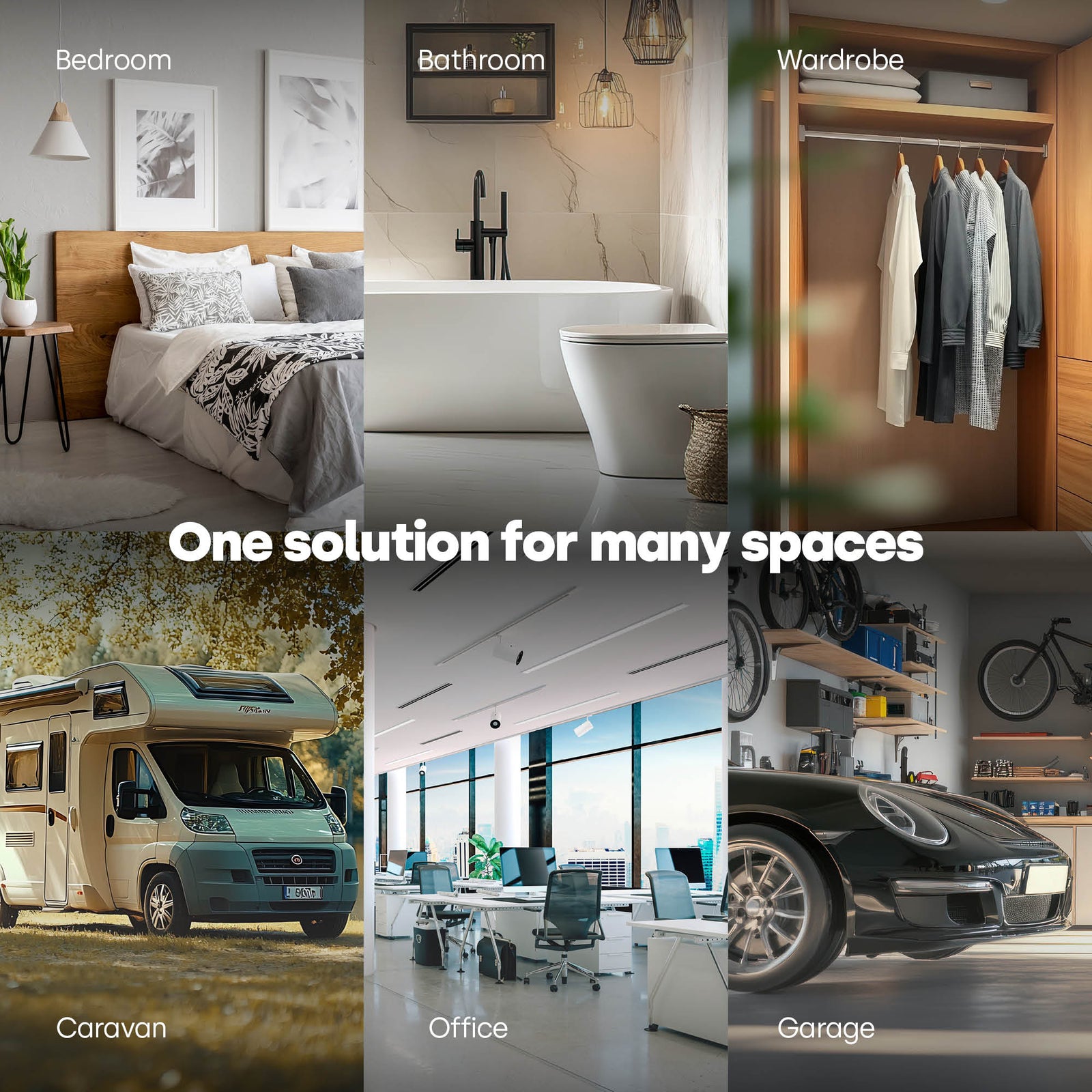 Livivo 1000ml Dehumidifier 5 Pack – Stops Damp Mildew, Mould & Condensation