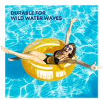Inflatable Pineapple Swim Ring 90cm | One Size | Pineapple