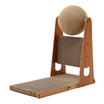 L-shaped Cat Scratcher With Cat Scratching Ball | Large