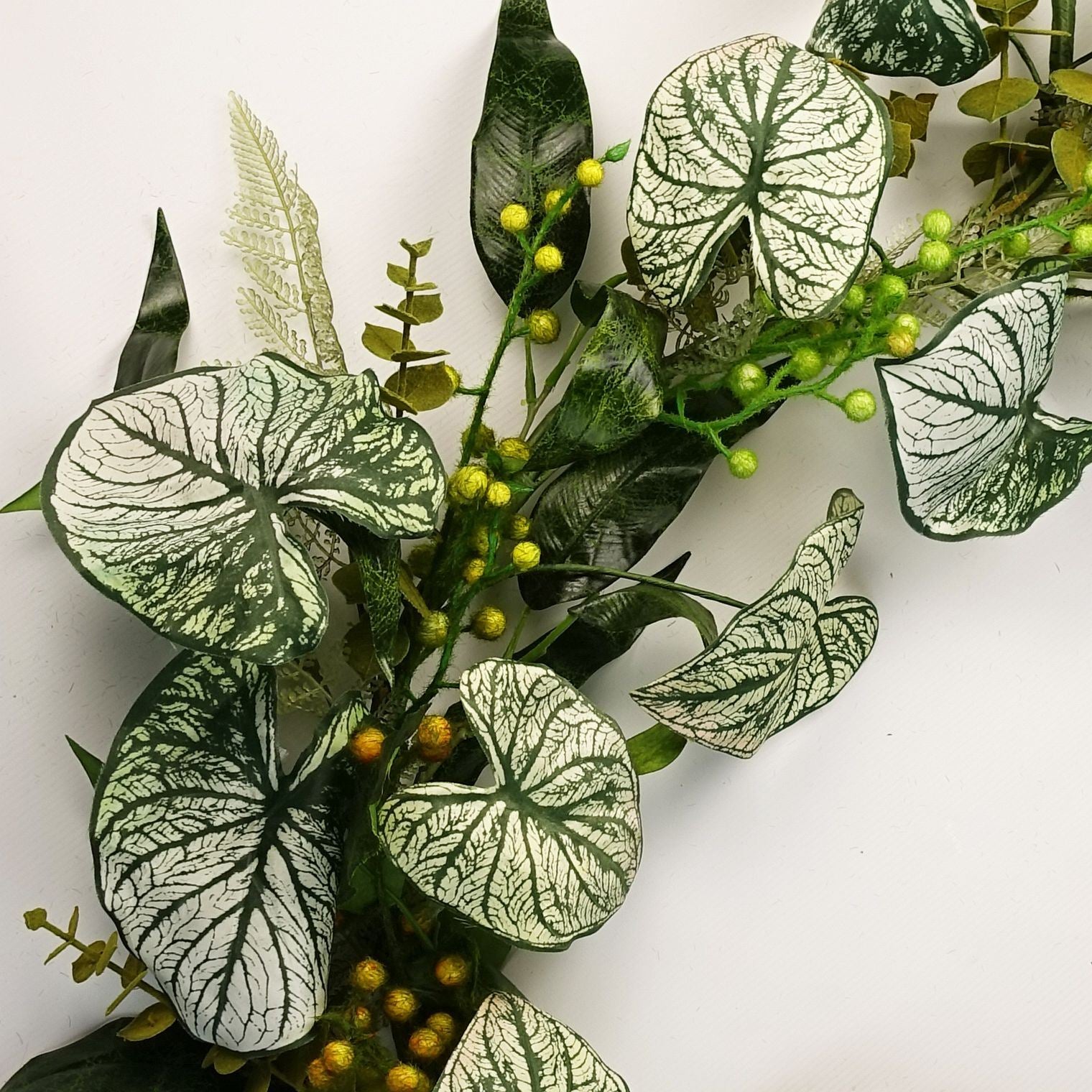 150cm Artificial Hanging Plant Realistic Alocasia Sinuata