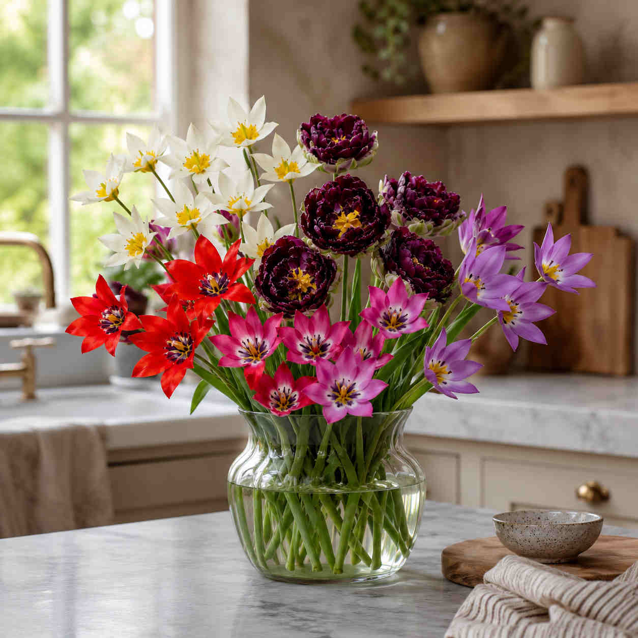 Romantic Tulip Collection - 65 Bulbs