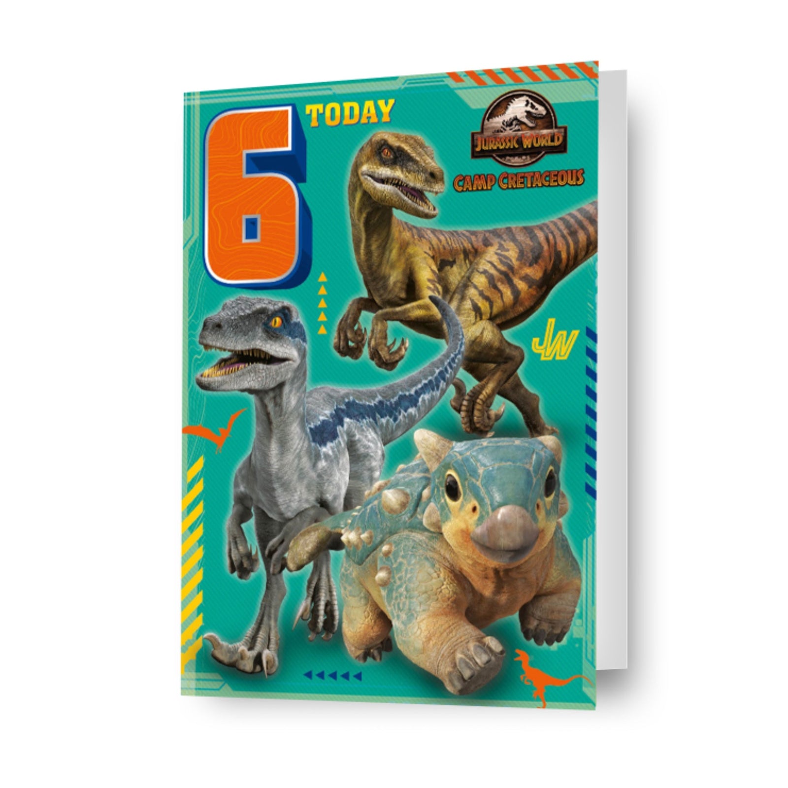 Jurassic World Age 6 Birthday Card Official Product