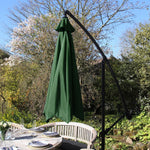 Cantilever Parasol & Fan Base | Green
