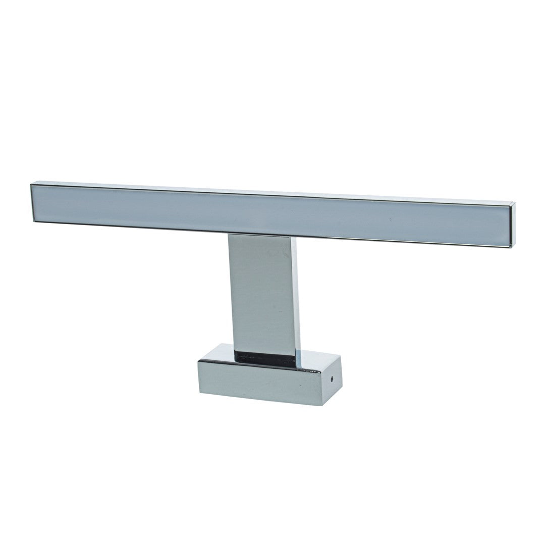 Shine Chrome Led 7w Wall Lamp Stylish Polished Chrome Light With Ip44 Rating Perfect For Mounting Above A Bathroom Mirror