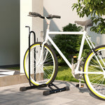 SPORTNOW Vertical & Horizontal Bike Rack, Black