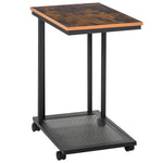 Mobile Sofa Side Table, Laptop Stand, Storage