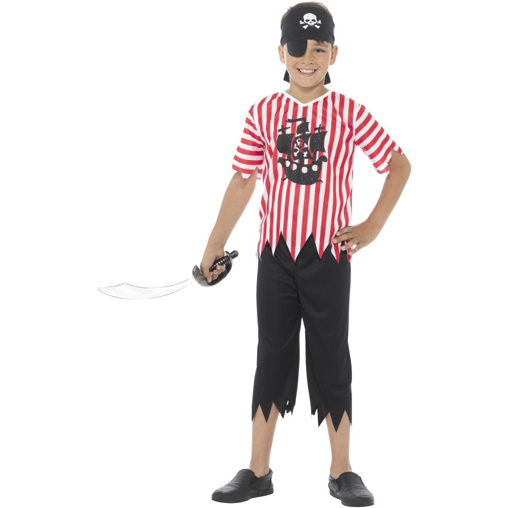 Jolly Pirate Boy Costume | Age 10-12