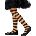 Tights, Orange & Black, Age 6-12