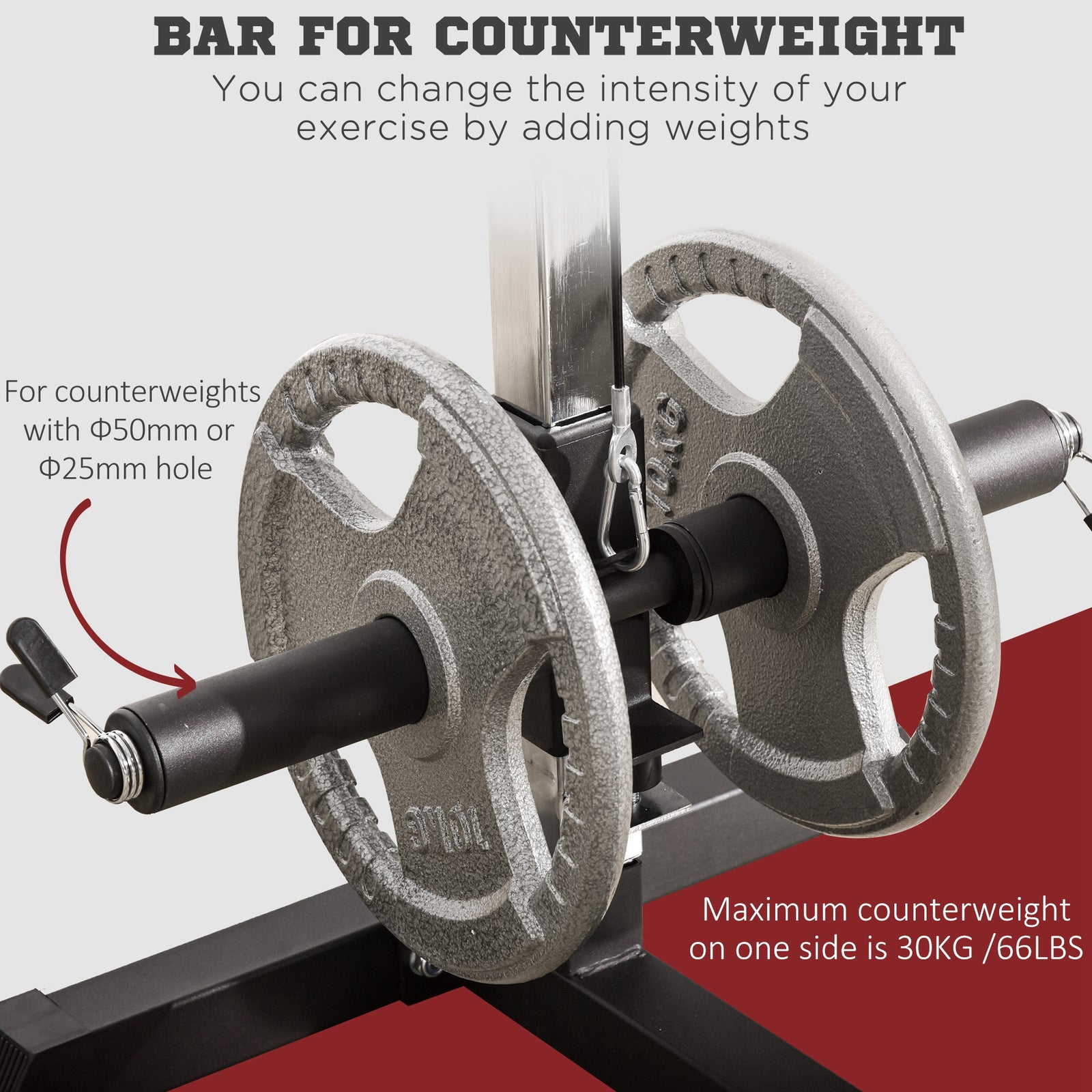 Pulldown Machine Dip Station - Adjustable Positions | Black