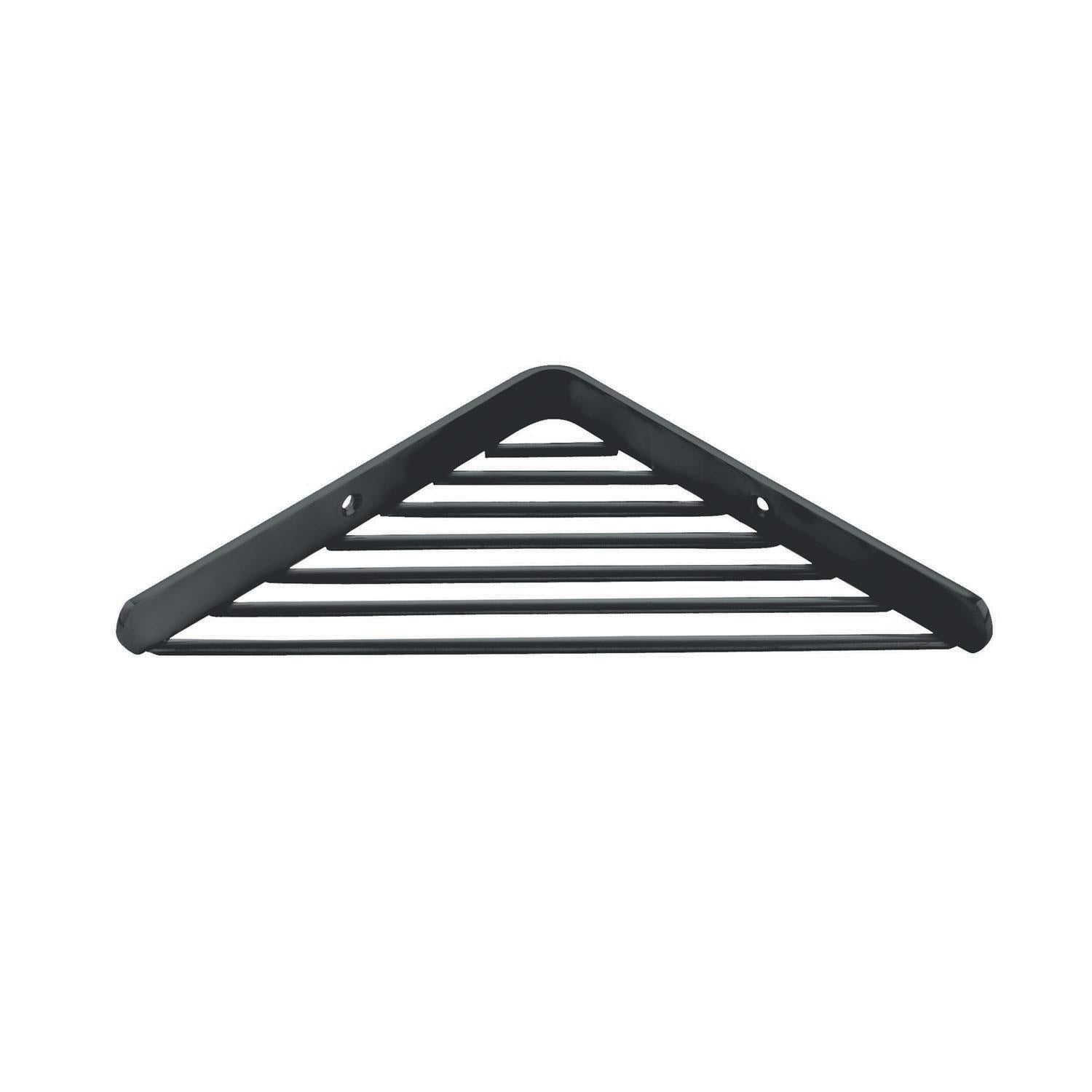 Corner Shower Caddy, Shower Basket, Matt Black, Logic Collection
