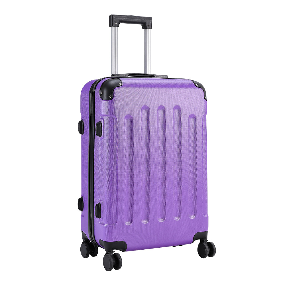 Modern Hardside Spinner Suitcase With Combination Lock | Purple