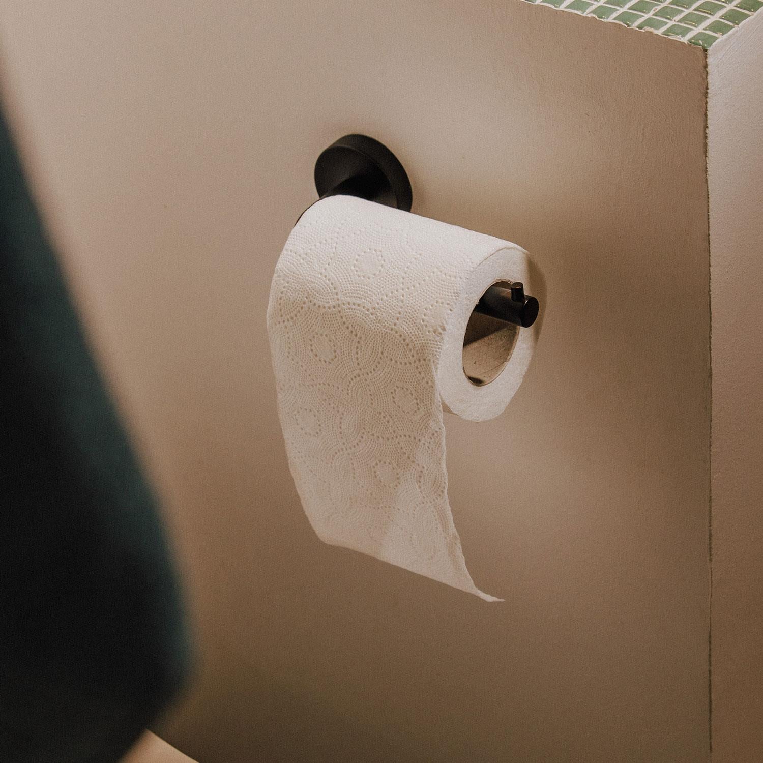 Toilet Roll Holder, Brown, Geyser Collection, Geyser Collection