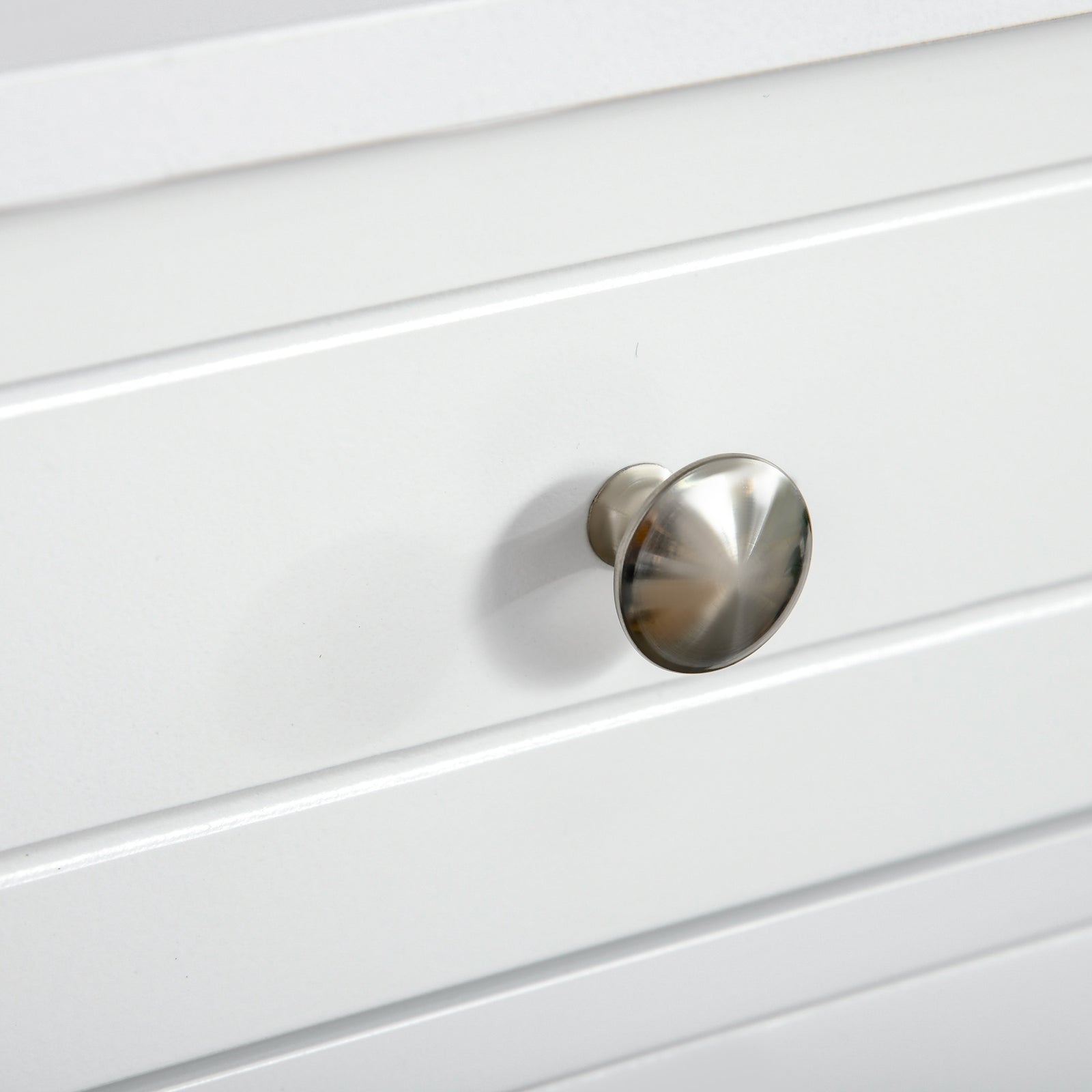 Bathroom Floor Storage Cabinet W/ 2 Drawers Door Cupboard | One Size | White