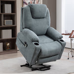 Lift Chair W/ Vibration Massage Heat Assembly Grey