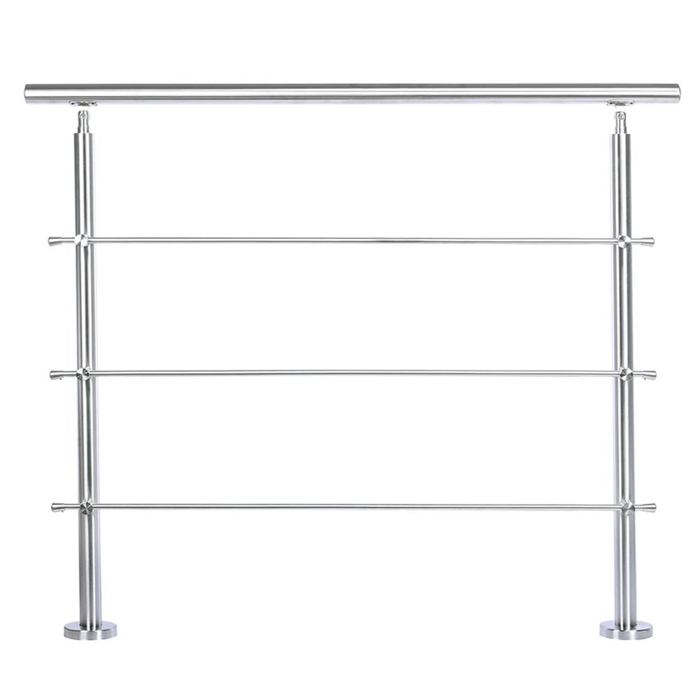 Stainless Steel Stair Handrail, Adjustable Angle Safety Grab Rail For Indoor & Outdoor Steps, Garden & Entrance (120/150/180cm) | 180cm