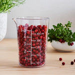 Clear Transparent Volume Measuring Cup With An Easy-to-pour Spout 0.5l