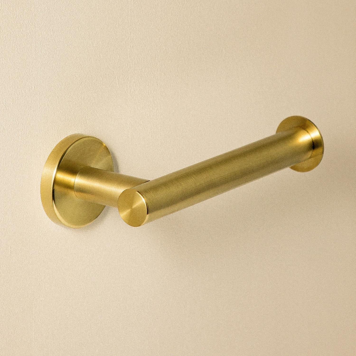 Paper Holder Without Cover Brushed Gold Pvd Architect Sp