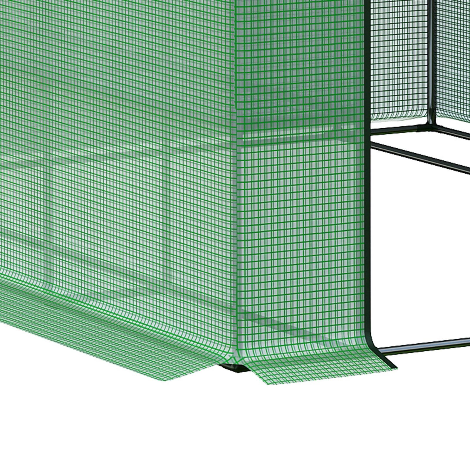 Polytunnel Walk-in Greenhouse 244x180x210cm