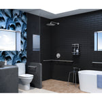Bathroom Grab Bar Safety Hand Rail Bath Shower Mobility Aid | Long | Polished Stainless Steel