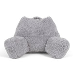 Teddy Borg Cuddle Cushion Pillow | Light Grey