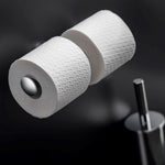 Toilet Roll Holder With Lid 24,5cm, Silver, Architect S+ Collection