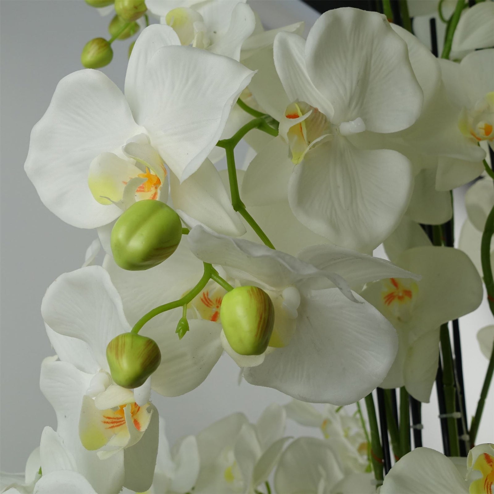 150cm Giant White Orchid Plant Artificial 189 Flowers Real Touch