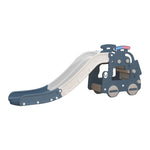 Car Shaped Climber And Slide Set With Toy Storage Eco-friendly Hdpe & Pp Material | Blue