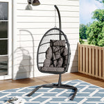Garden Sanctuary Outdoor Hanging Egg-shaped Chair