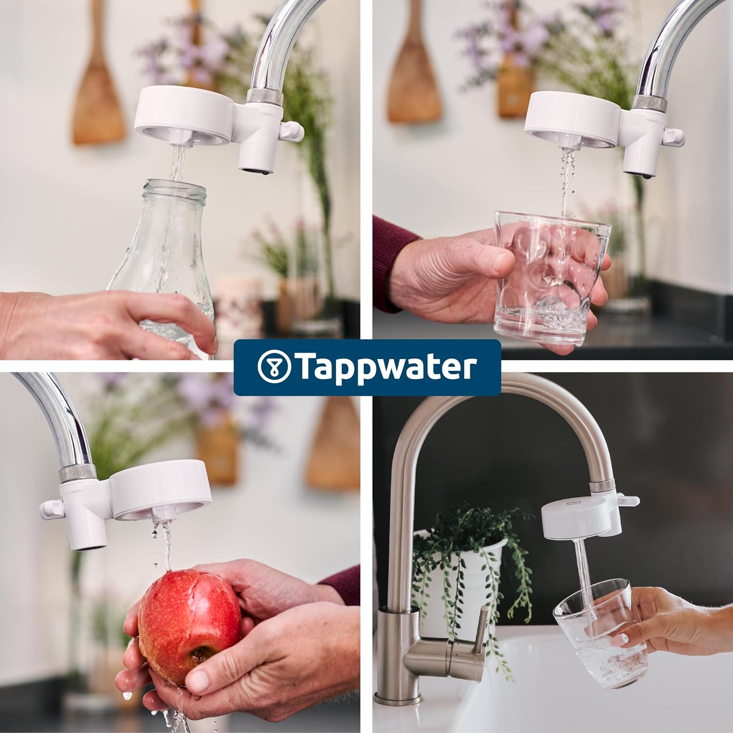 Ecopro Compact White Tap Water Filter Starter Pack