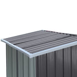 Garden Firewood Shed Outdoor Storage For Backyard Patio Waterproof Bike And Log Store | One Size | Grey