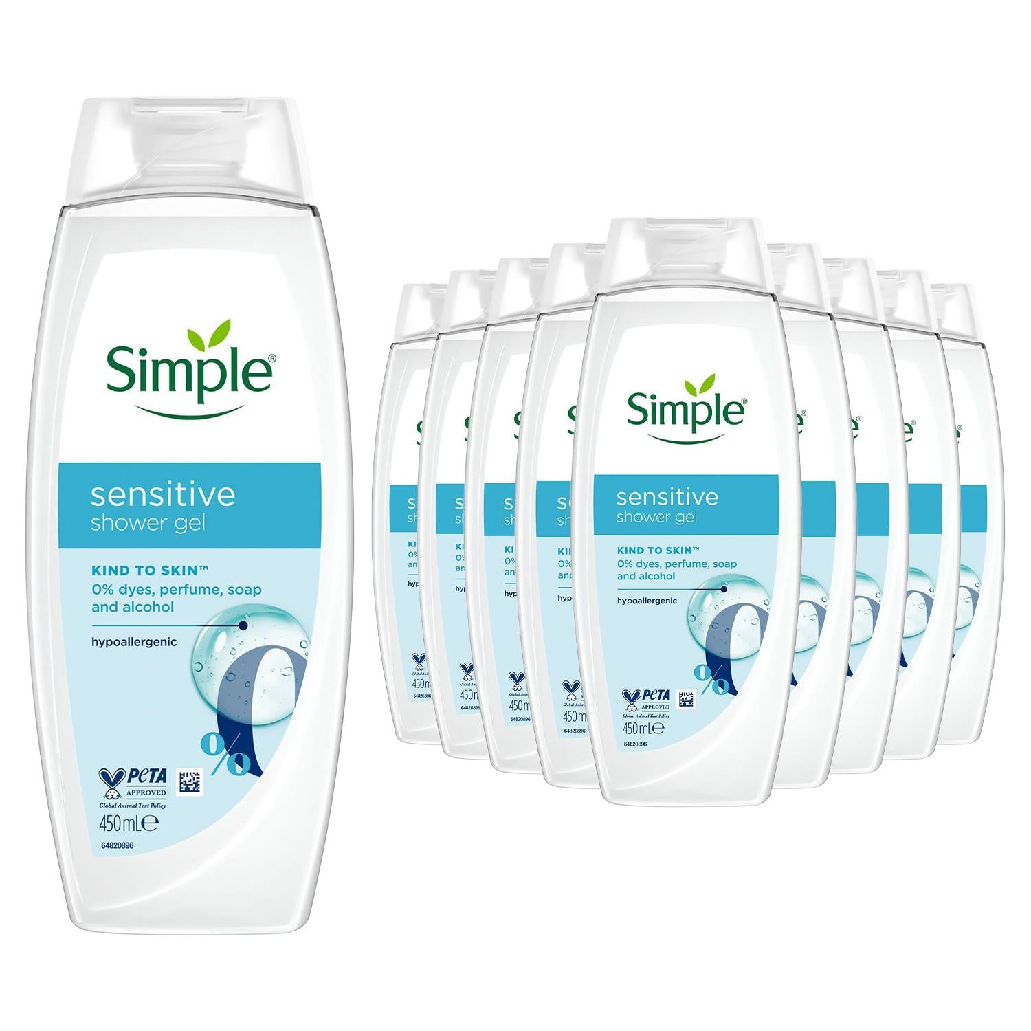 Sensitive Shower Gel 450ml Multipack | Set-of-12