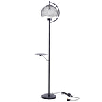Industrial Metal 1-light Gu10 Floor Lamp With Tray