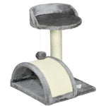Cat Tree Kitten Scratching Scratcher Cosy Sisal Home Play Rest Activity | Gray