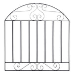 85 W×90cm H Modern Metal Garden Gate Fence Gate Metal Entry Gate With Scroll Design