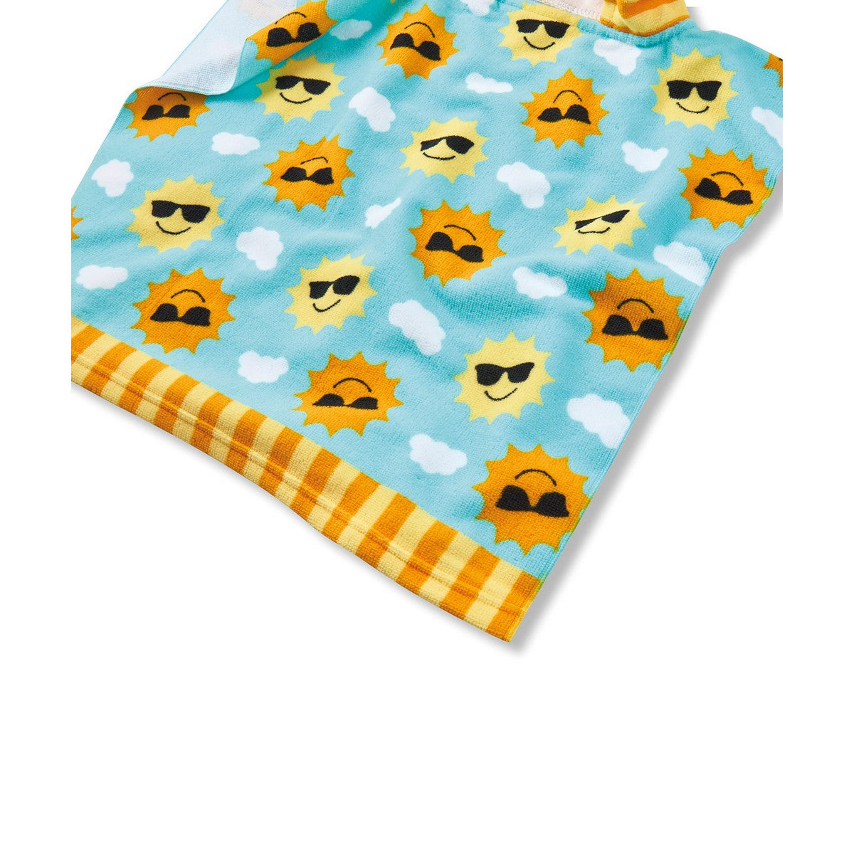 Childrens/kids Sun Hooded Towel | 1.5-3 Years | Blue